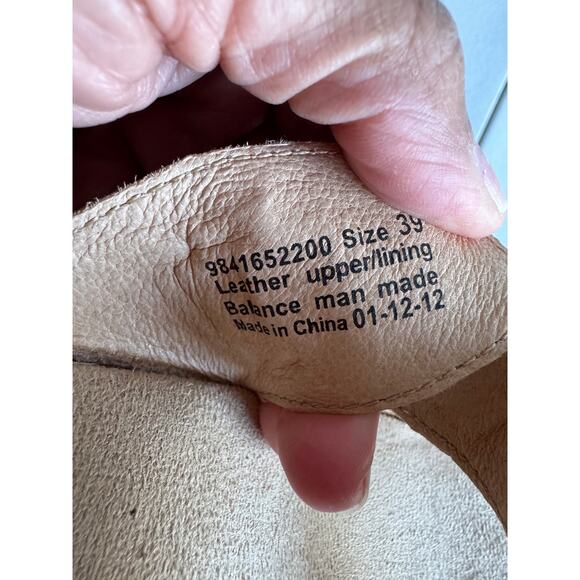 Dankso Snakeskin Print Clog Sandals Leather 39|8.5 EUC - Picture 3 of 10